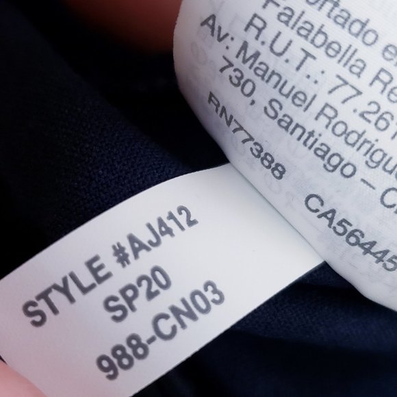 J. Crew Navy Wide Leg Pants - Picture 9 of 10